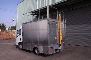 Air quality monitoring truck